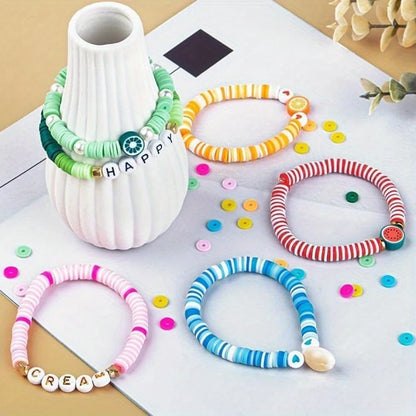 Assorted Polymer Clay Beads Kit