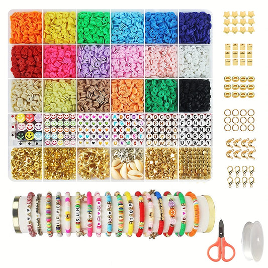 Assorted Polymer Clay Beads Kit