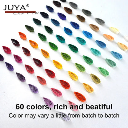 390mm Length 60 Single Colors Paper Quilling