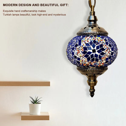 Turkish Moroccan Mosaic Hanging Ceiling Lamp