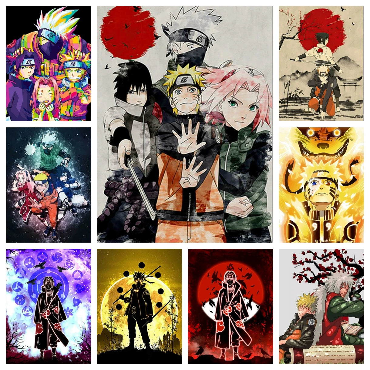Naruto DIY Japanese Anime Diamond Painting Kit