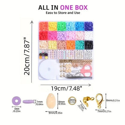Assorted Polymer Clay Beads Kit