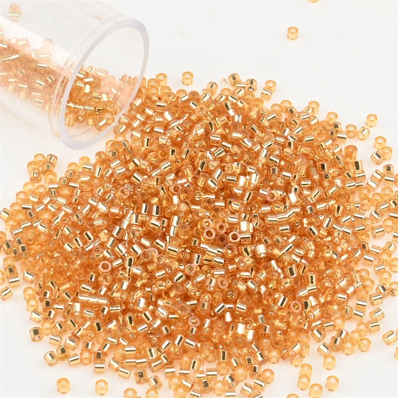 2000pcs Japan Glass Silver Lined Beads 11/0 Uniform Glass Seedbeads