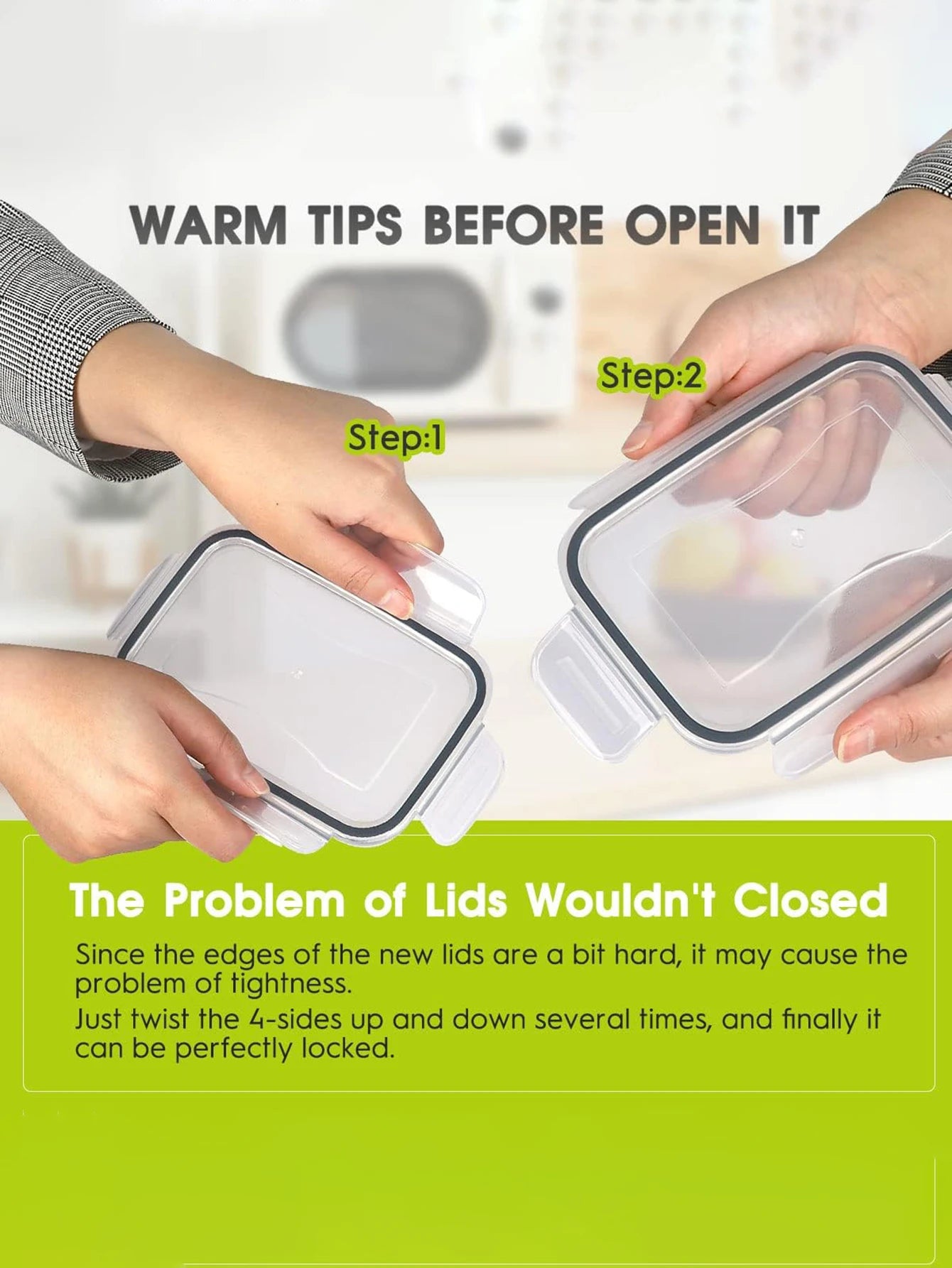 24pcs moisture-proof airtight food storage containers, dishwasher safe with labels