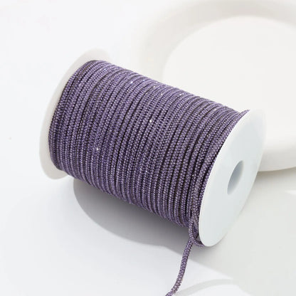 10yards 4mm Crystal Rhinestone Cord Trim Glass Diamond Rope