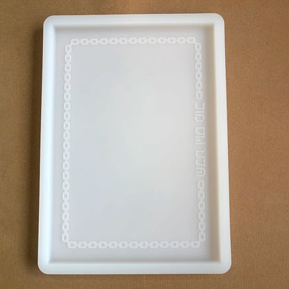 Challah Bread Tray Silicone Mold with Hebrew Blessings,Reusable