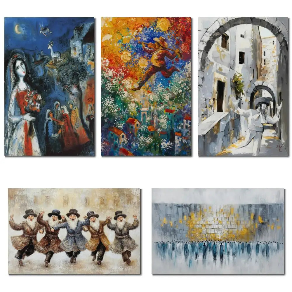 HD Poster Printing Jewish Hasidic Wall Art Canvas