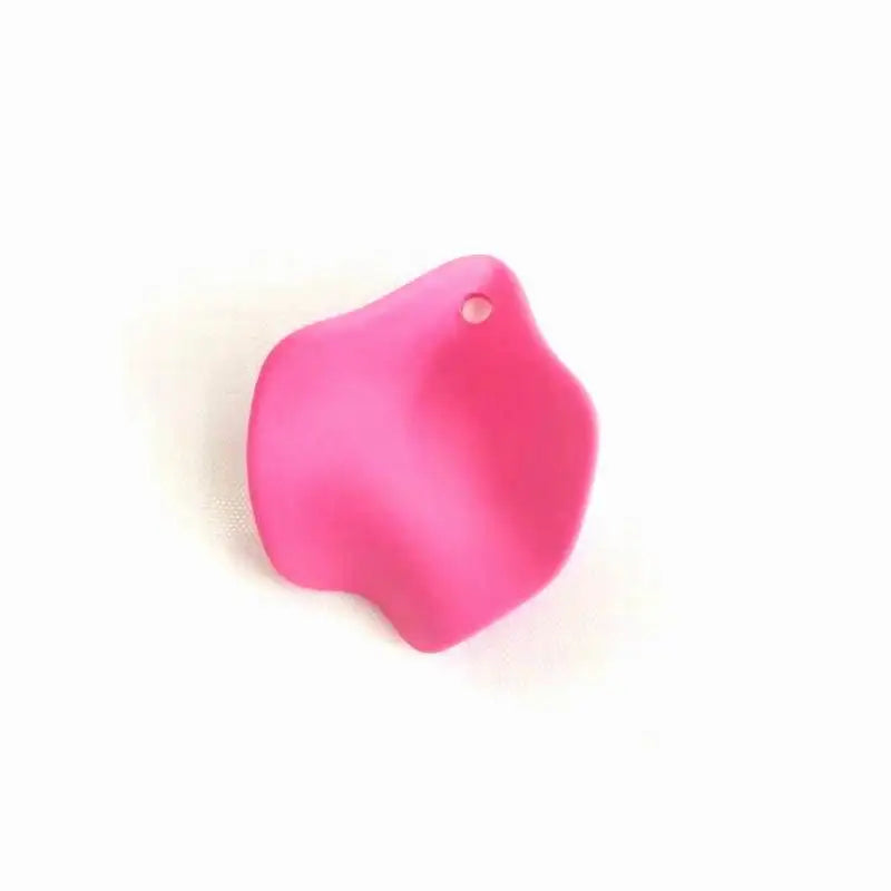 50pcs Acrylic Multicolor Flower Petal Beads