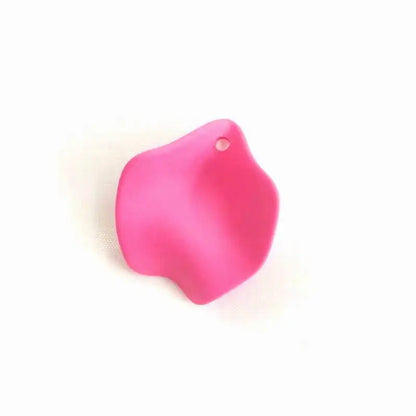 50pcs Acrylic Multicolor Flower Petal Beads