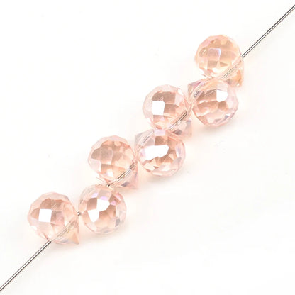 10*8mm Czech Crystal Waterdrop Beads Shiny Faceted Glass Strawberry Beads