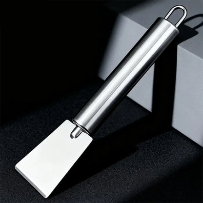 Easy to Clean Kitchen Cleaning Scraper Stainless Steel for Pot Bottom, Stove ,Tile Grill, Stubborn Stains