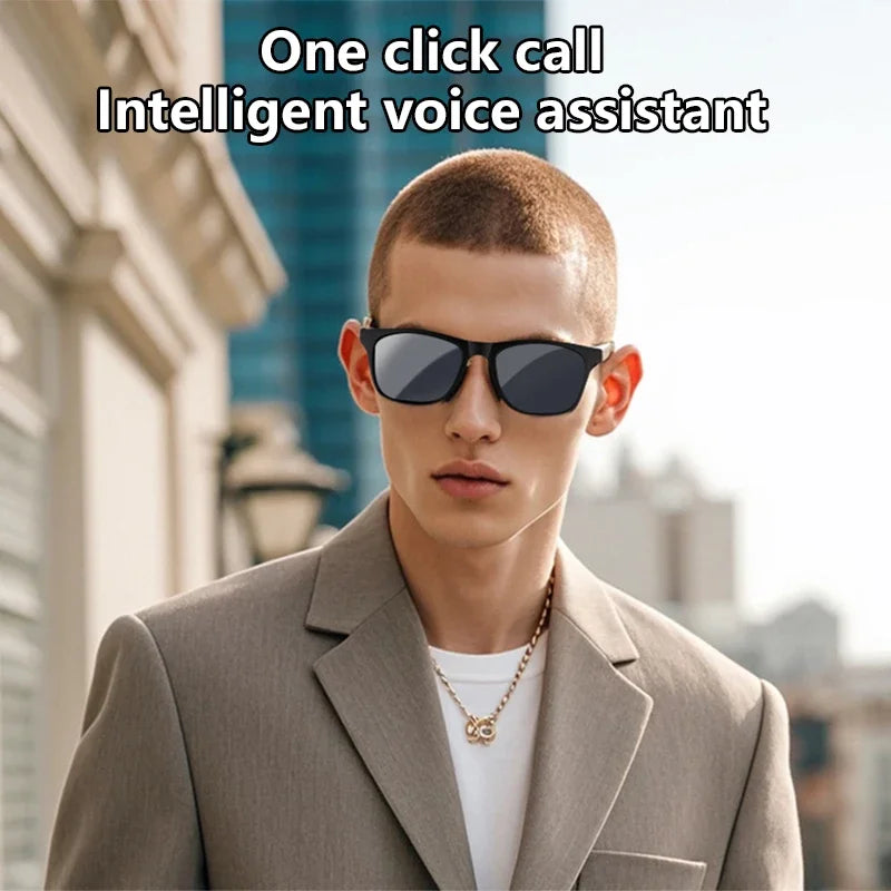Smart Glasses With Remote Control,Touch Recording, Translator, Voice Assistant,  Bluetooth Wireless Calling
