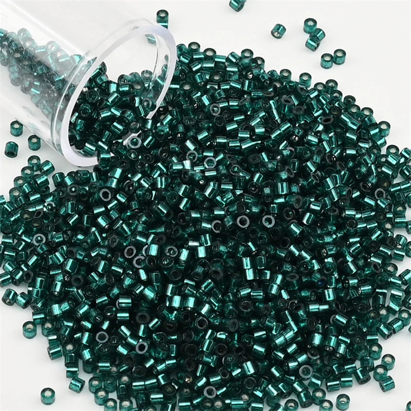 2000pcs Japan Glass Silver Lined Beads 11/0 Uniform Glass Seedbeads