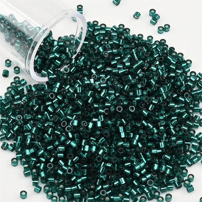 2000pcs Japan Glass Silver Lined Beads 11/0 Uniform Glass Seedbeads