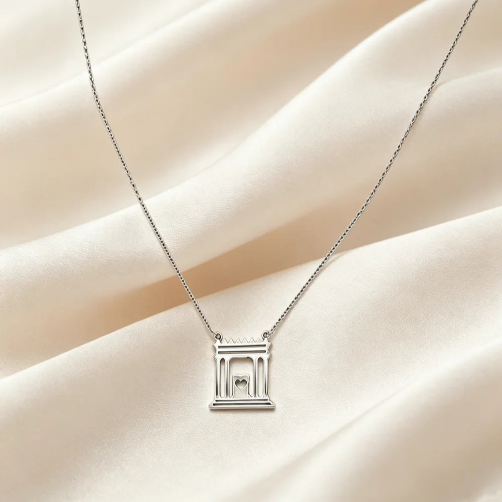 Holy Temple Charm Jewish Tradition symbol Pendant Beit HaMikdash Necklace House of Prayer Jerusalem Temple Judaica Gift