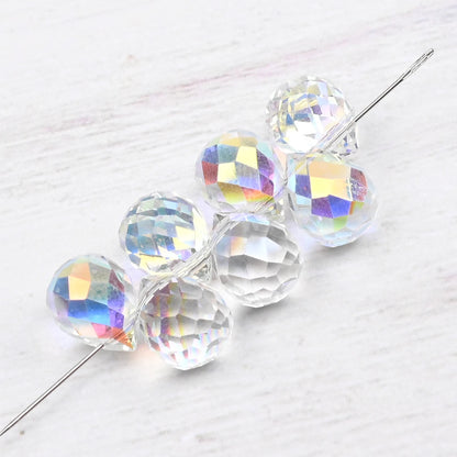 10*8mm Czech Crystal Waterdrop Beads Shiny Faceted Glass Strawberry Beads