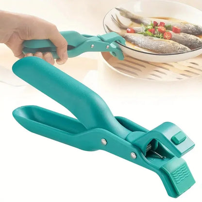 Silicone Pot Holders - Heat Resistant Bowl & Plate Gripper Non-Slip Kitchen Tongs for Oven, Steamer & Hot Dish Handling