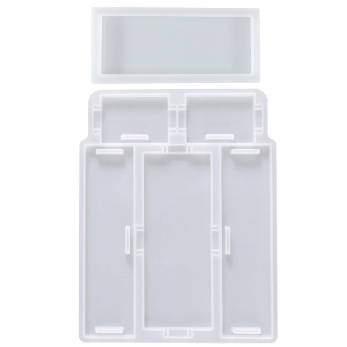 Silicone Resin Rectangular Mold Storage Organizer