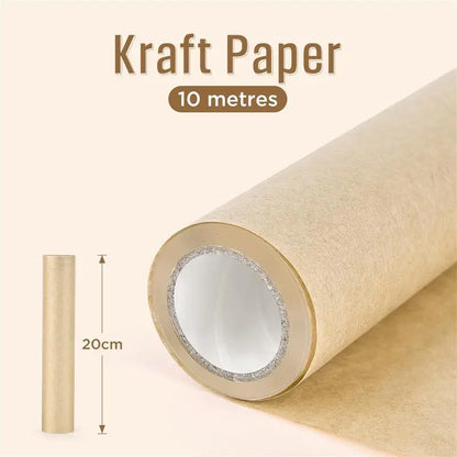 1 Roll 10M 10/30/40/45cm Brown  Paper Roll