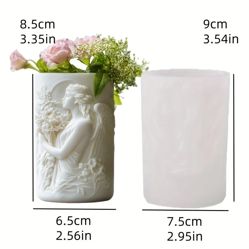 Venus Goddess Statue Vase Resin Silicone Mold