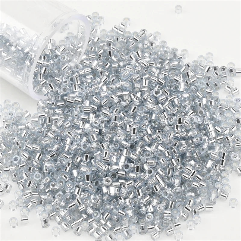 2000pcs Japan Glass Silver Lined Beads 11/0 Uniform Glass Seedbeads