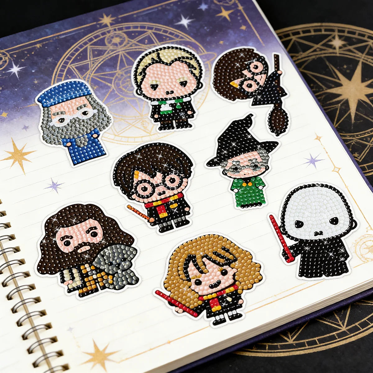 Harry Potter DIY Diamond Art Stickers Shiny Drill Decals Kit