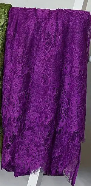 150cm Width 3Meters/lot Off White French Chantilly Lace Fabric