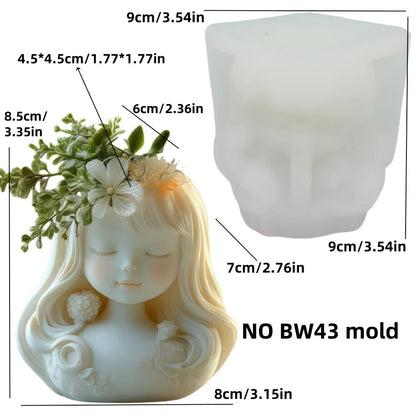 Venus Goddess Statue Vase Resin Silicone Mold