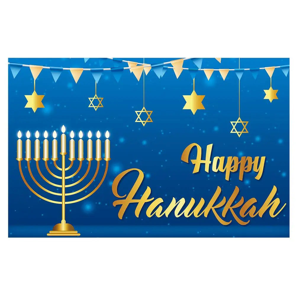 Happy Hanukkah Backdrop