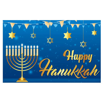 Happy Hanukkah Backdrop