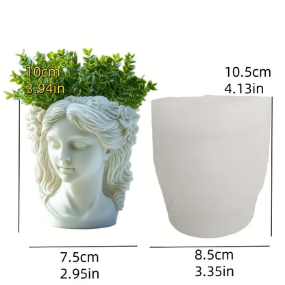 Venus Goddess Statue Vase Resin Silicone Mold