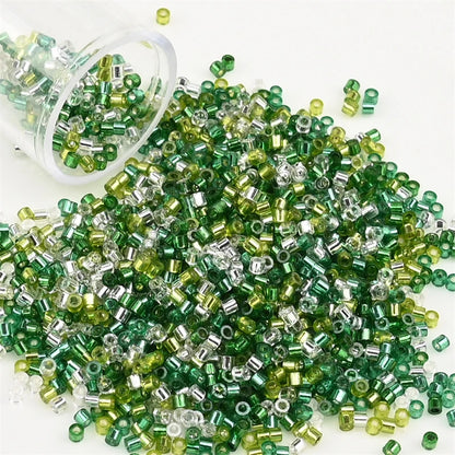 2000pcs Japan Glass Silver Lined Beads 11/0 Uniform Glass Seedbeads