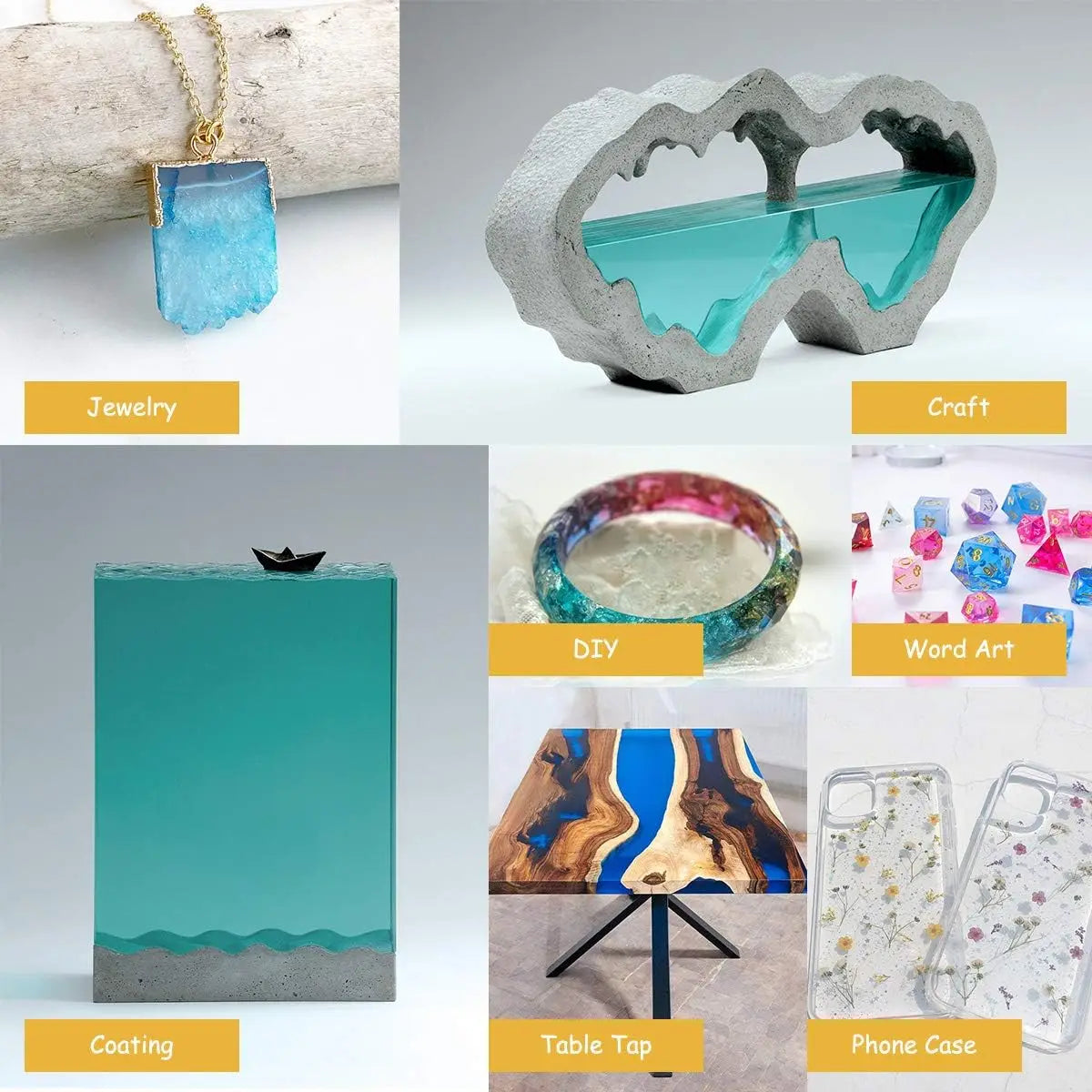 500ml Fast Drying Epoxy Resin w/ Supplies