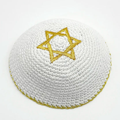 Jewish Kippot Hand Made Prayer Hat 16-18cm