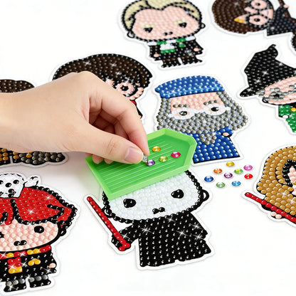 Harry Potter DIY Diamond Art Stickers Shiny Drill Decals Kit