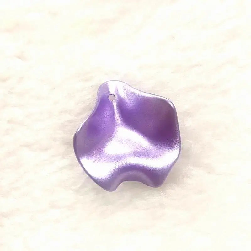 50pcs Acrylic Multicolor Flower Petal Beads
