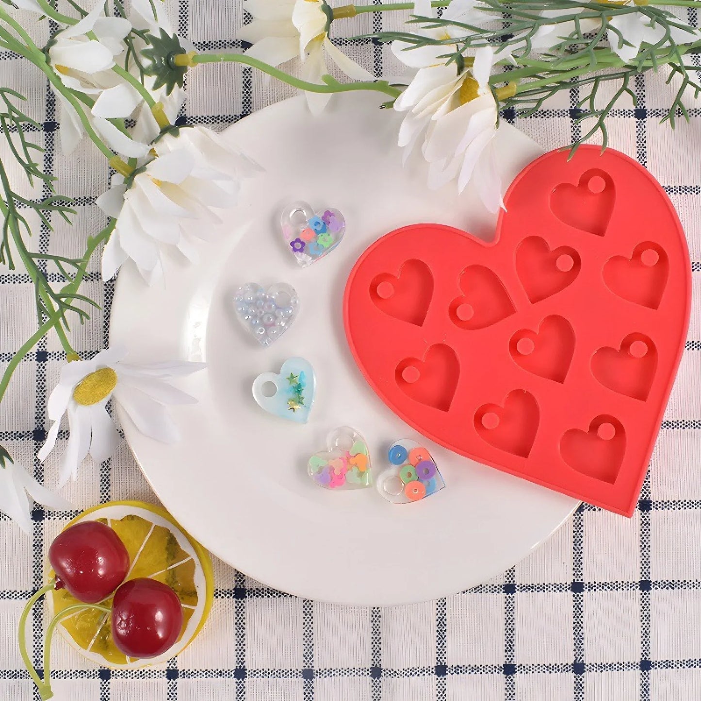 Silicone Resin Heart Shaped Mold