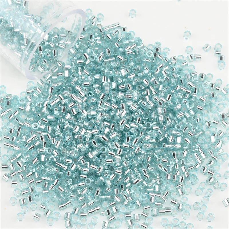 2000pcs Japan Glass Silver Lined Beads 11/0 Uniform Glass Seedbeads