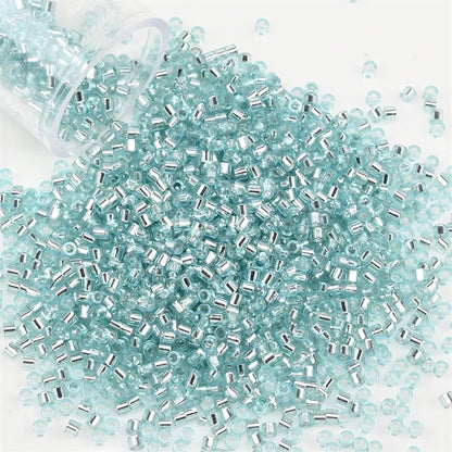 2000pcs Japan Glass Silver Lined Beads 11/0 Uniform Glass Seedbeads