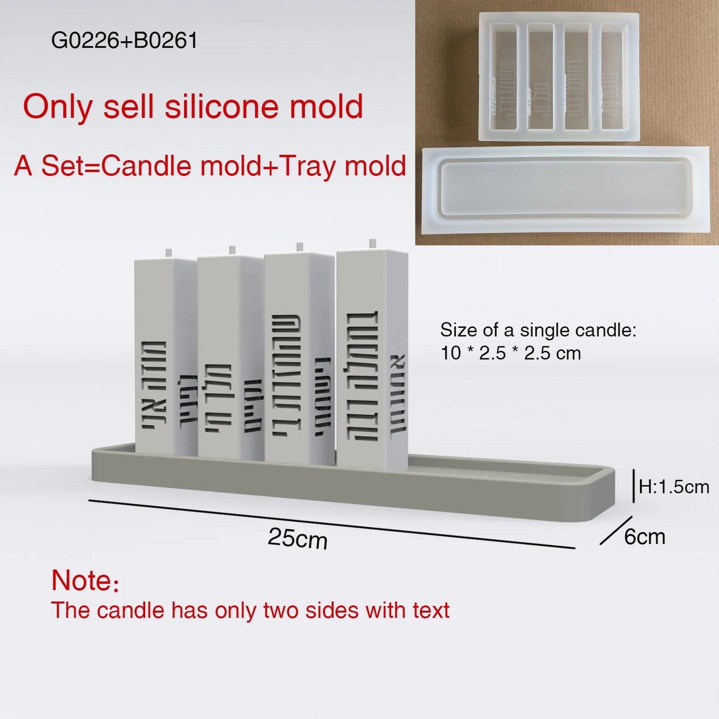 Silicone Mold Holiday Candle Lighting