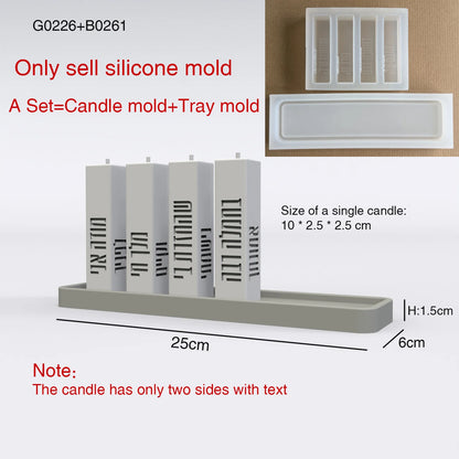 Silicone Mold Holiday Candle Lighting