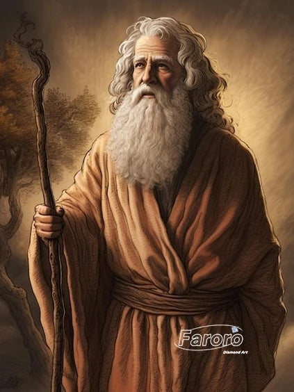 Judaica Moses Diamond Painting Embroidery Cross Stitch Kit