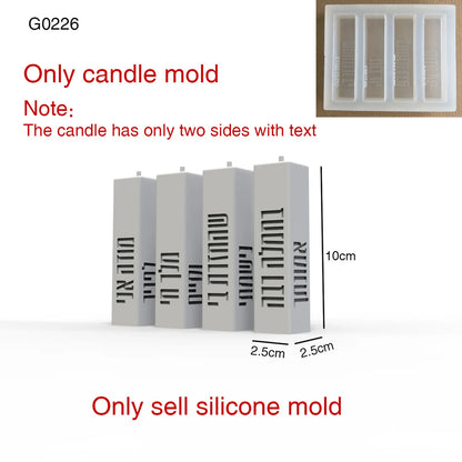 Silicone Mold Holiday Candle Lighting