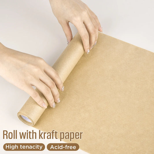 1 Roll 10M 10/30/40/45cm Brown  Paper Roll