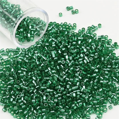 2000pcs Japan Glass Silver Lined Beads 11/0 Uniform Glass Seedbeads