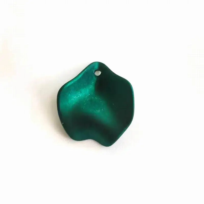50pcs Acrylic Multicolor Flower Petal Beads