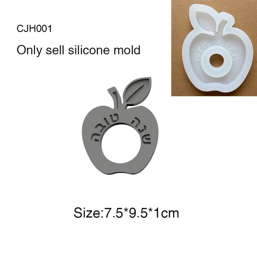 Judaica Silicone Mold Napkin Ring