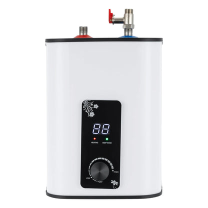 8L Instant Hot Water  with Top Outlet Faucet 1500W Small Under Sink Water Heater Tank