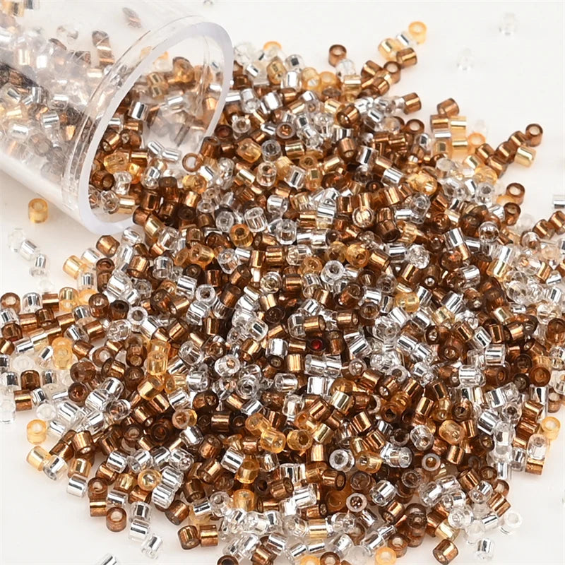 2000pcs Japan Glass Silver Lined Beads 11/0 Uniform Glass Seedbeads
