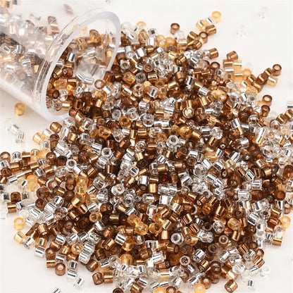 2000pcs Japan Glass Silver Lined Beads 11/0 Uniform Glass Seedbeads